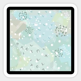 Winter Pattern Sticker